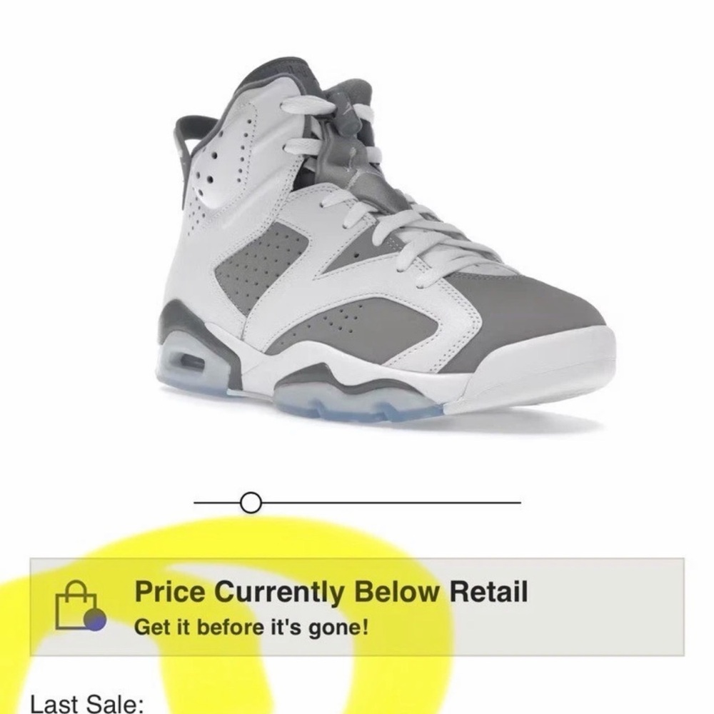 JORDAN 6 RETRO LOW COOL GREY!
